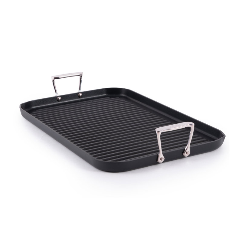 All-Clad HA1 Expert Cookware, Nonstick Double Burner Grill, 13 X 20 Inch