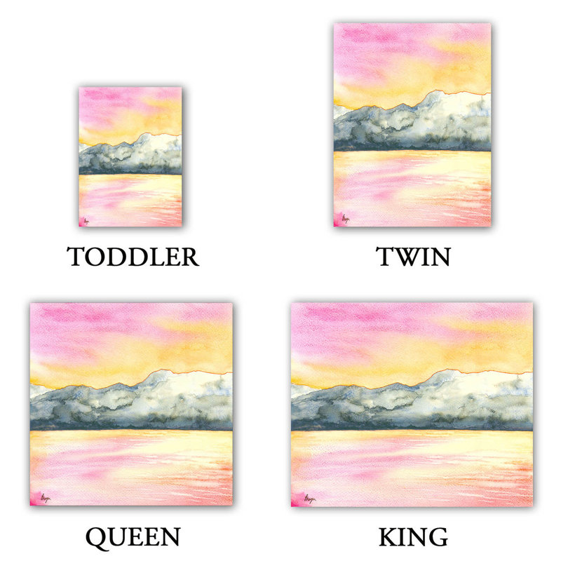 Ensembles de housses de couette DiaNoche en microfibre par Brazen Design Studio - Okanagan Sunrise
