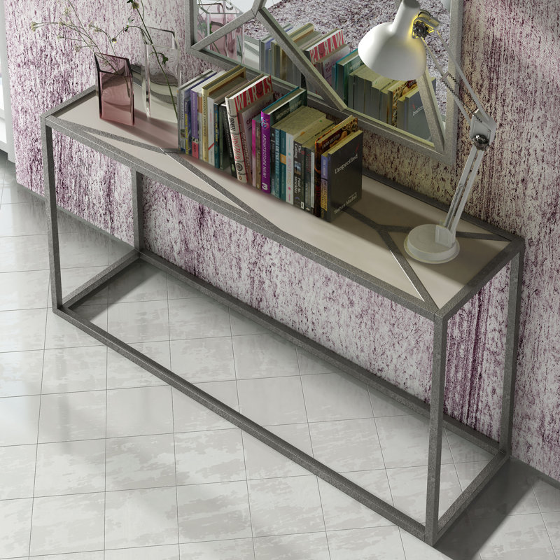 Saphire C11-14 avec Miroir, Haute brillance, H 31,50 po x l 47,24 po x P 15,75 po