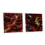 Bude - Ensemble de 2 abstraites murales en acrylique-103925690