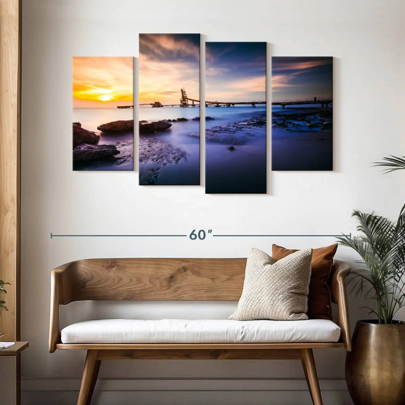 Gillard Kralendijk Sunset Gillard, 32'' H x 52'' W
