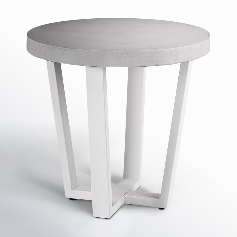 South Beach Outdoor Round Side Table, 24"