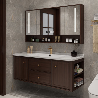 Modern simple light luxury bathroom cabinet