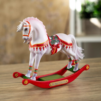Figurine de cheval à bascule «The Magic Of Christmas» par Laurie Prindle