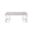 Natural Oak & Chrome Finish Coffee Table