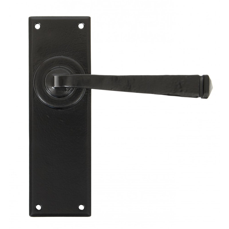 Avon Latch Door Handle Kit, Black