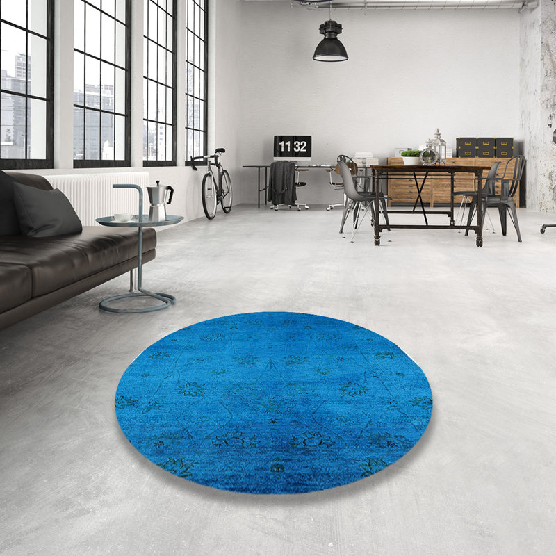 Anitza Floral Indoor Rug, Round 6'