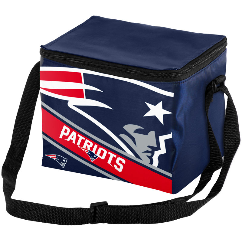 Glacière à 6 côtés avec logo rayé, New England Patriots