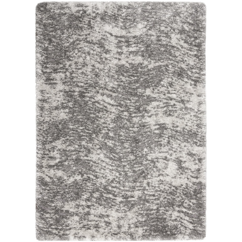 Tapis noir Modern, Rectangle 4 pi x 6 pi