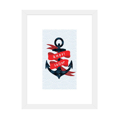 Nautical Anchor - impression d'art graphique