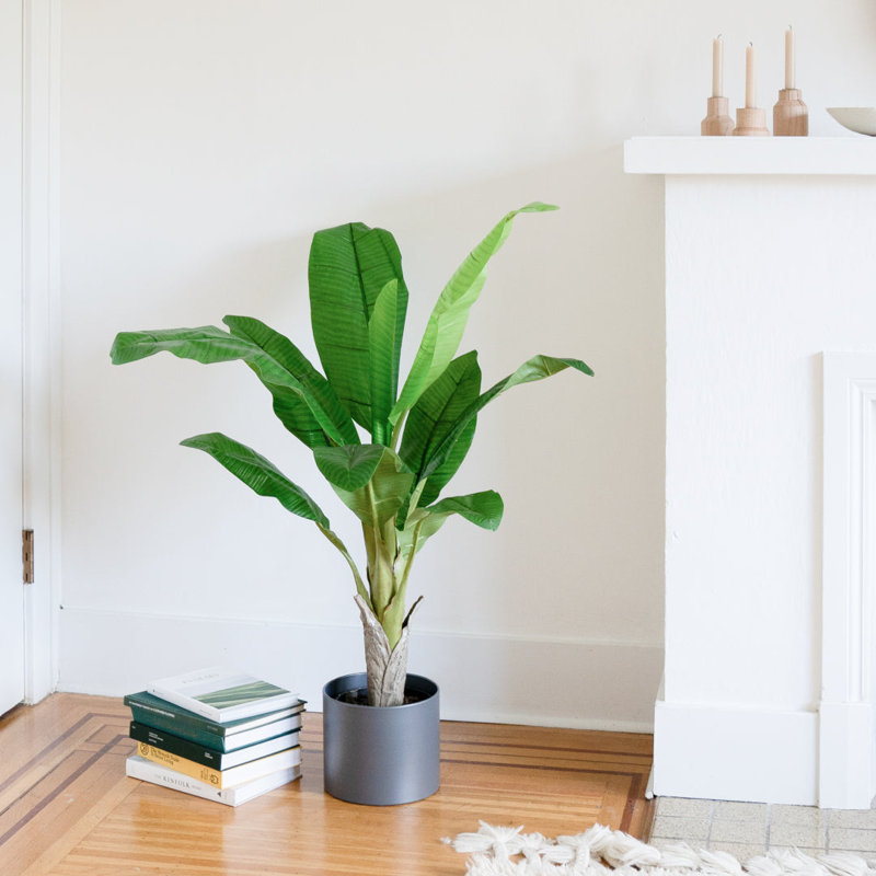 Arbre de bananier artificiel en pot 50 po