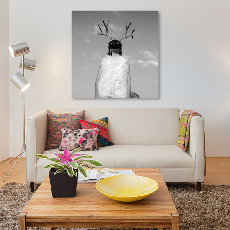« désert », reproduction de photo sur toile, H 12 po x l 12 po x P 1,5 po, Toile tendue