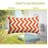 Chevron Indoor/Outdoor Reversible Throw Pillow-9413666