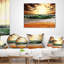 Coussin imprimé Rage Green Waves At Sunset - Sea & Shore-30721110-30721113