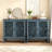 Accent Cabinet, 2-Door Display Storage,Adjustable Shelf and Solid Wood Legs-1863455610
