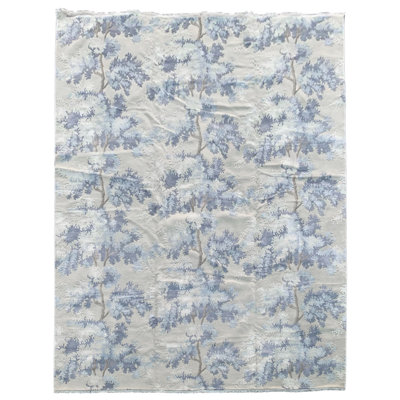 Tapis en laine fine et soie