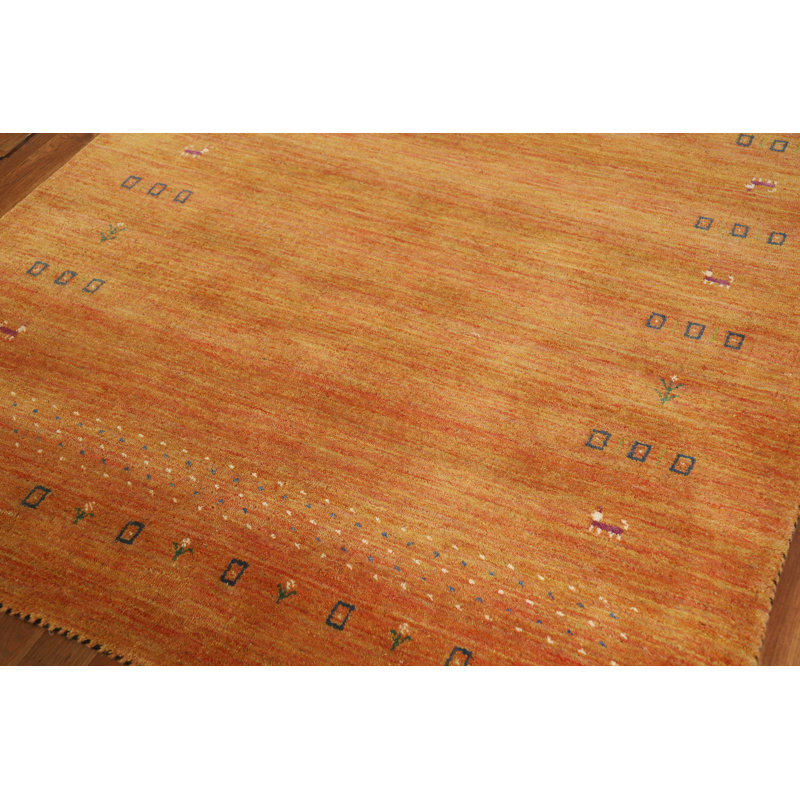Tapis orange orange Gabbeh
