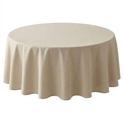 Bourland Plain Linen Look Tablecloth