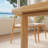 63"W Rectangular Solid Wood Dining Table Kitchen Table Seats 4-6 with U-Shaped Legs