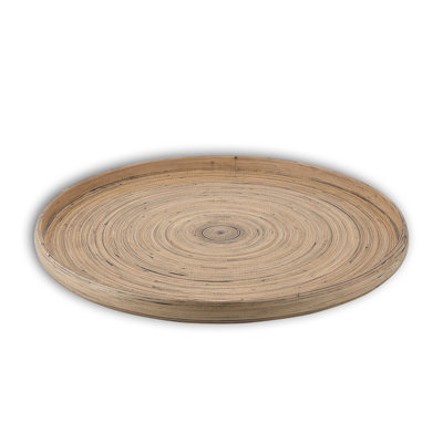 Plateau de service en bambou Lexa, 16 po, bambou