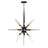 Ariel 16 - Light Sputnik Sphere Chandelier with Crystal Accents