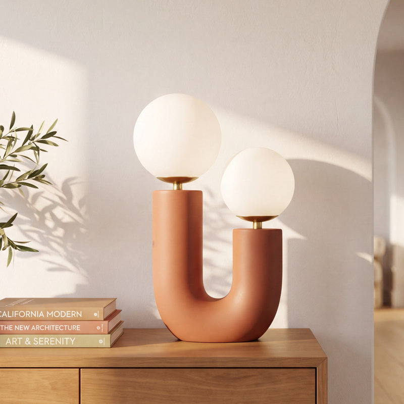 Pimento Resin Novelty Lamp, Brick