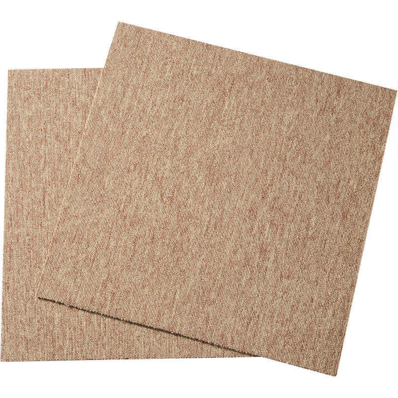 20'' W x 20'' L Textured Cut And Loop Polypropylene Plastic Carpet Tile