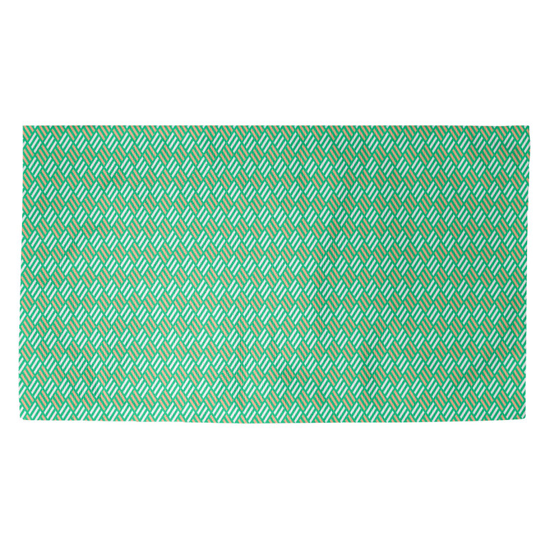 Avicia Indoor Doormat, Rectangle 5'2.5" x 7'2", Light Green