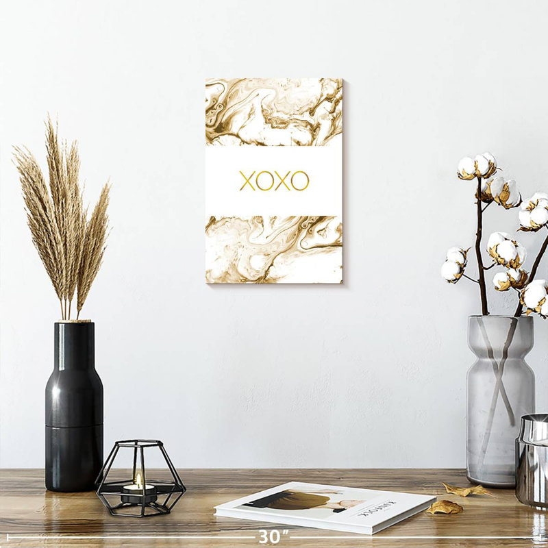 Tergel XOXO Typography, 12" H x 8" W