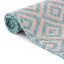 Tapis d'extérieur de couleur turquoise-678710560