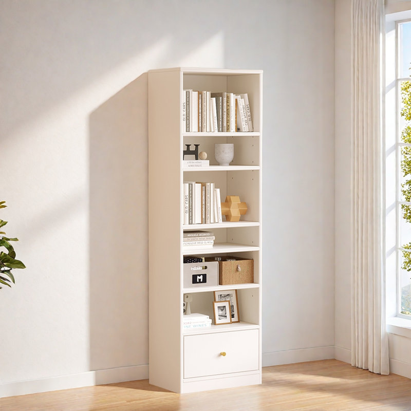 La bibliothèque d'un influenceur tendance, Blanc