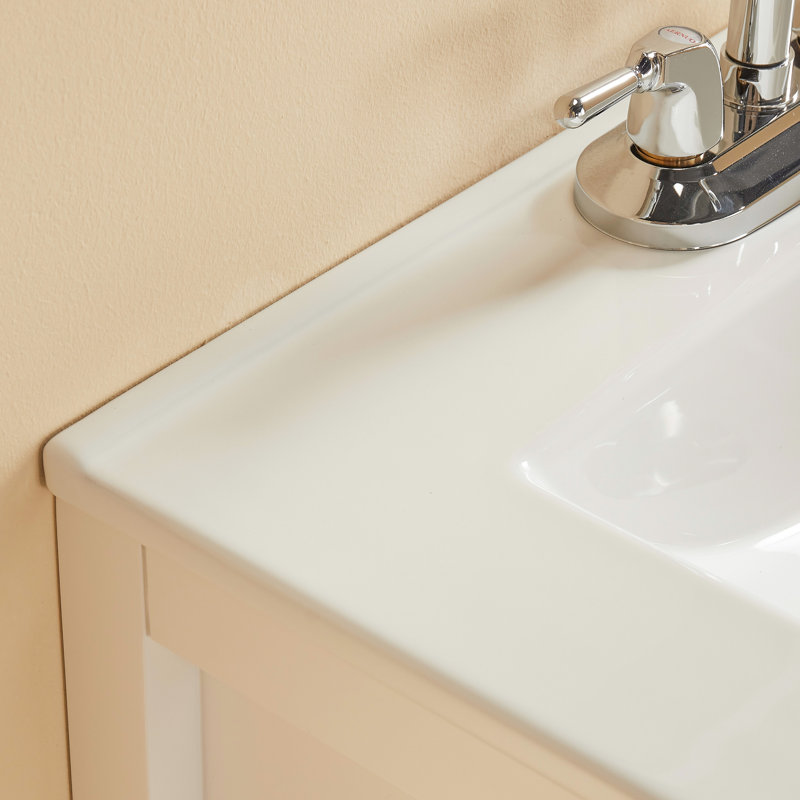 Fully Assembled 24" Freestanding Single Bathroom Vanity with Top