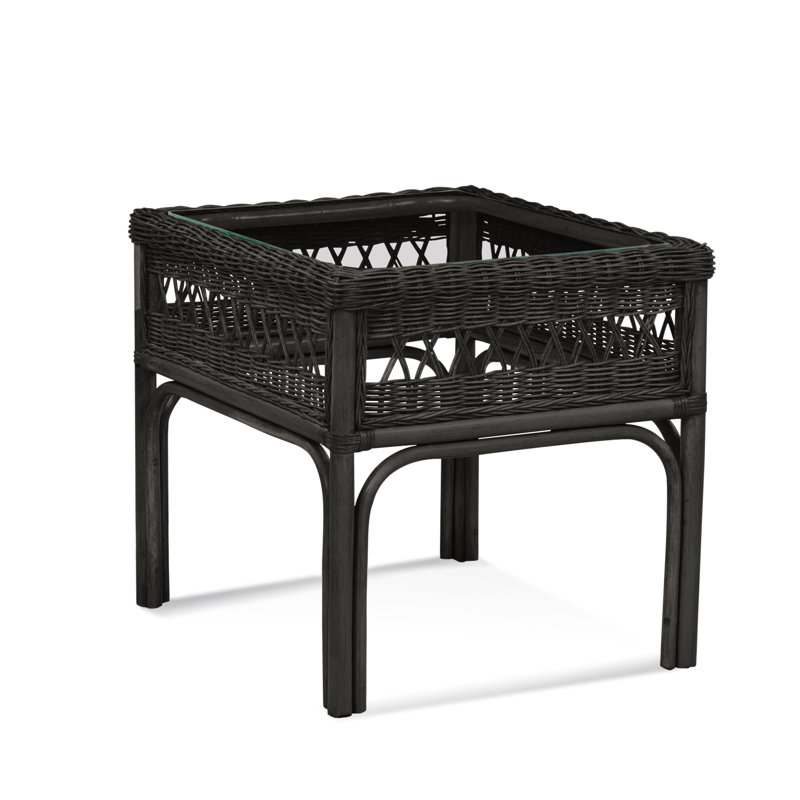 Nassau End Table, 22" H x 26" W x 22" D, Flax