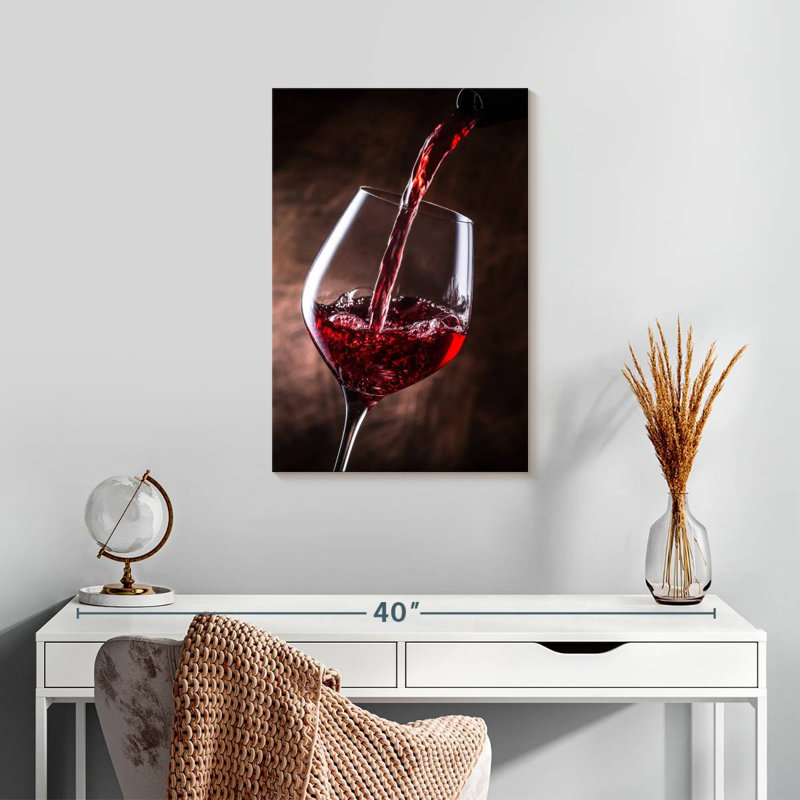Yarlin Classic Red Wine, 24" H x 16" W