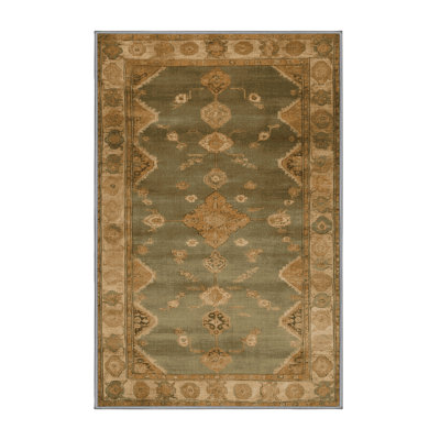 Machine Washable Overdyed Brown Area Rug