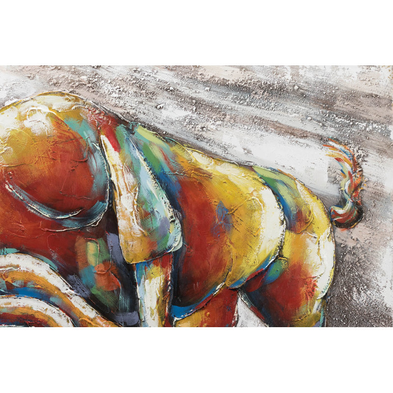 Inner strength hand -painted acrylic painting