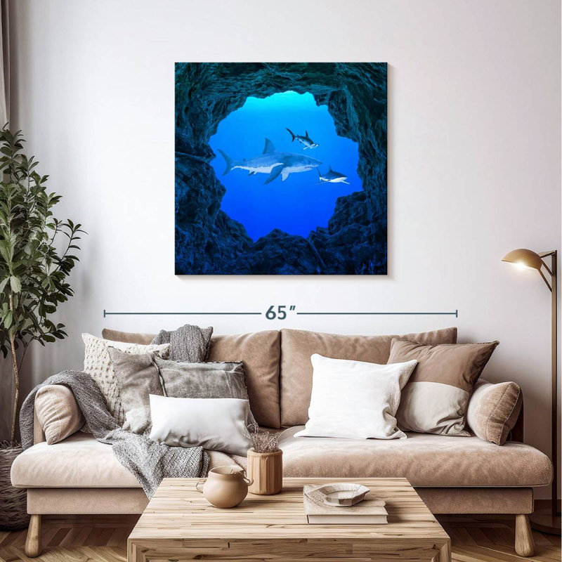 Brampt Sharks Ocean Hole, 39" H x 39" W