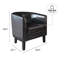 Fauteuil demi-tonneau de 26,77 po Munson-324262357