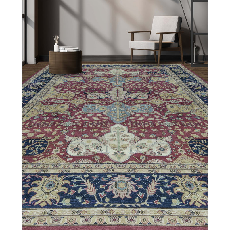 Sultanabad Hand Woven Wool Oriental Area Rug