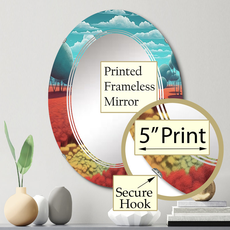 Miroir mural Zylie, 30 po x 20 po
