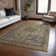 Machine Washable Indoor/Outdoor Claudian ACN1646 Brown Rug