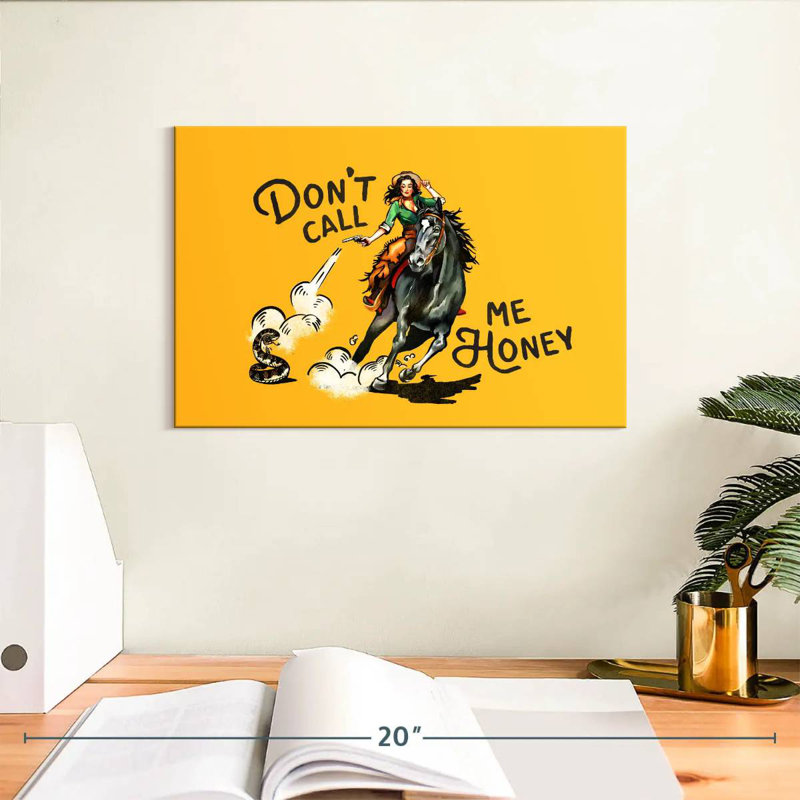 Lelar Don't Call Me Honey, 8" H x 12" W