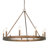 Halewood 9 - Light Steel Dimmable Round Chandelier