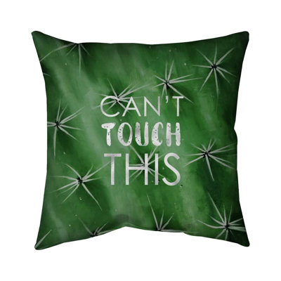 Can't Touch This - Exotic Poly Twill Throw for Living Room Decor