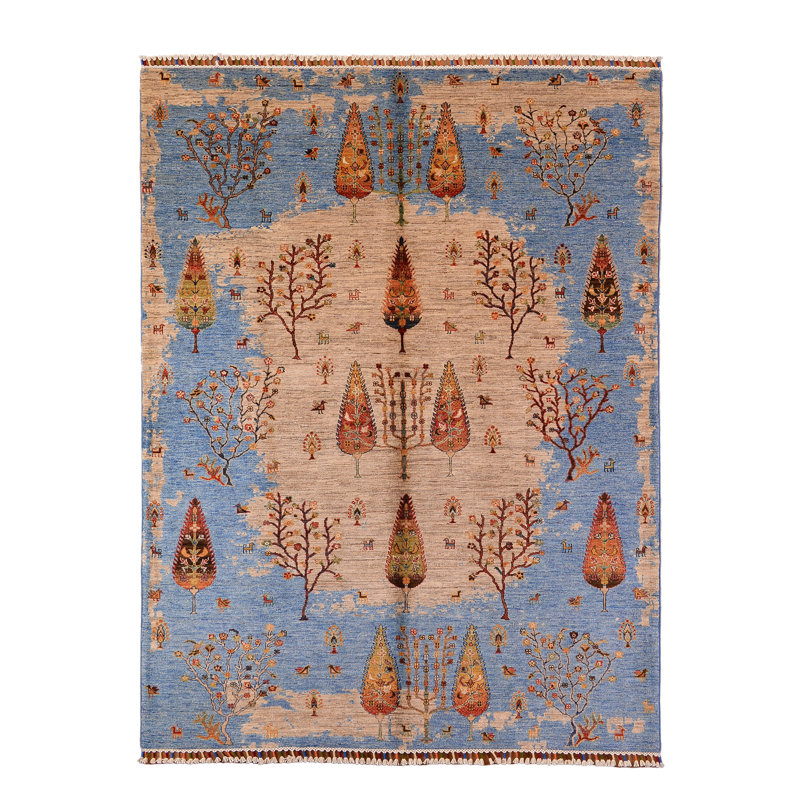 Tapis en laine et coton noué à la main Original Original