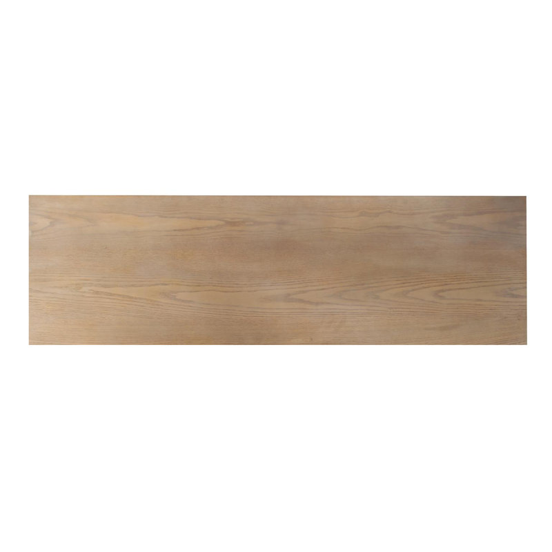 Robin Baron Leather Wrapped Console Table