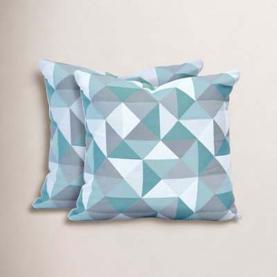 Pacifica Geometric Indoor/Outdoor Throw Pillow