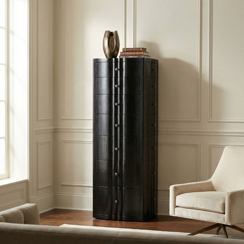 Commode tour monolithe à quatre côtés