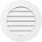 Ekena Millwork PVC Wall Vent Cover-43317979