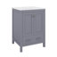 Ensemble de meuble-lavabo simple 24 po avec 1 tiroir et 2 tablettes de porte-403925271